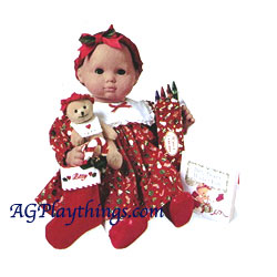 bitty baby christmas dress