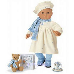 Details about   NEW Bitty Baby SILVER BELLS Doll Outfit Dress Set Retired Clothes American Girl