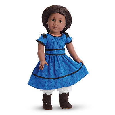 Bambola Addy Mini Doll 2014 Da 15 Cm (6 Pollici) Con Vestito D'Epoca E Libro In Miniatura, Giocattolo Per Bambine