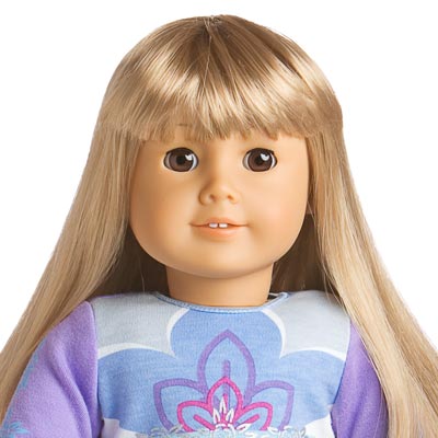 american girl blonde hair brown eyes