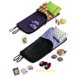 American Girl AG Minis Petite Boutique Hip Handbags Set ~The Purple Rotary Phone